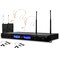 Technical Pro Uhf Dual Wireless Microphone System With Headset And Lapel Mics